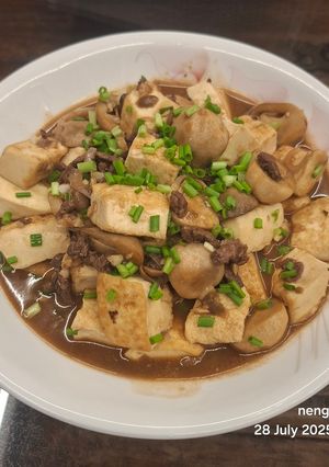 Foto resep Mapo Tofu dengan Jamur Merang #71
