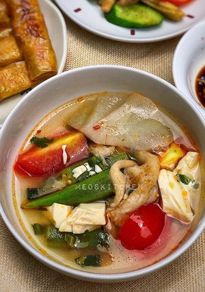 Hình của món Canh Chua Chay.