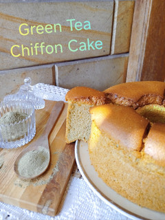 Foto resep Green Tea Chiffon Cake