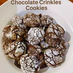 รูปของ Chocolate Crinkle Cookies, No margarin