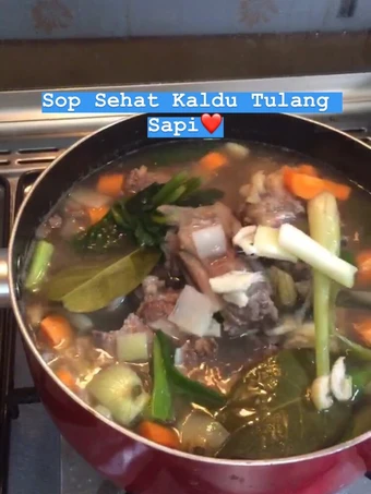 Cara Mudah Menyiapkan Resep Sop Sehat Kaldu Tulang Sapi yang Lezat Sekali Anti Ribet, Bisa Manjain Lidah