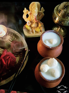 A picture of Modak kheer.