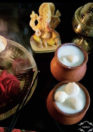 A picture of Modak kheer.