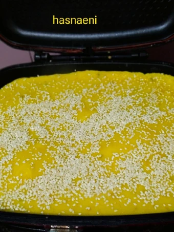 Langkah Mudah untuk Menyiapkan Resep Kue lumpur labu kuning dengan double pan yang Bikin Ngiler Anti Ribet, Lezat