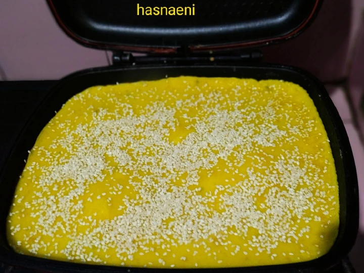 Langkah Mudah untuk Menyiapkan Resep Kue lumpur labu kuning dengan double pan yang Bikin Ngiler Anti Ribet, Lezat