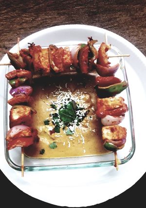 A picture of Malaysian Peanut Satay.