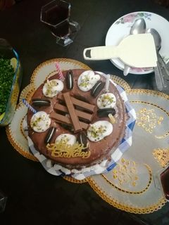 صورة لوصفة كيكة ميلاد ابني