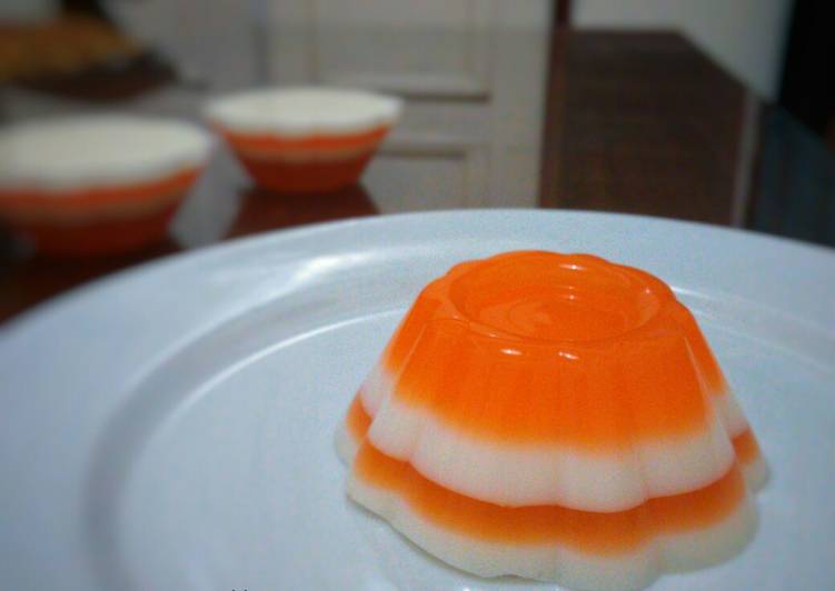 Resep Puding Wortel Lapis Susu Anti Gagal