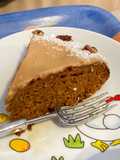 Carrot cake con coco y nueces pecanas