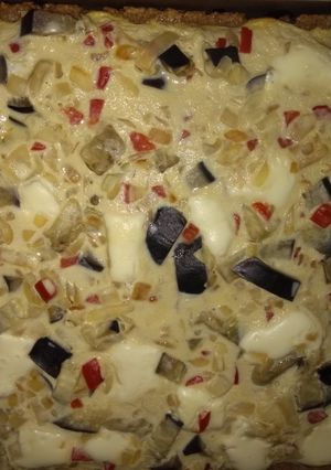 Una foto de Tarta de cebollas con masa de harina integral