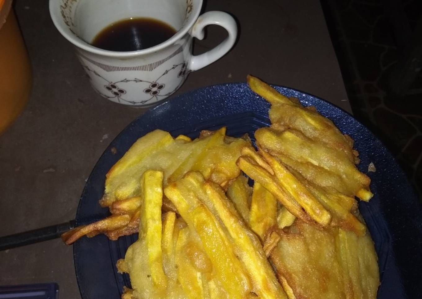 Goreng ubi cakar bebek
