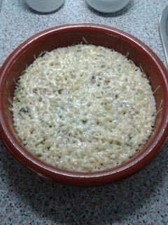 Una foto de Arroz meloso con lechuga