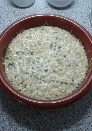 Una foto de Arroz meloso con lechuga