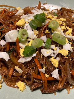 Una foto de Japchae (잡채)