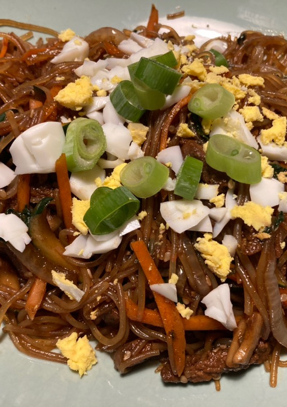 Una foto de Japchae (잡채)