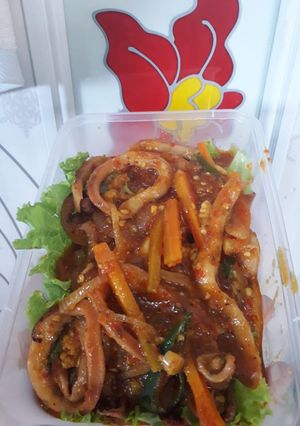 Foto resep Cumi saus padang