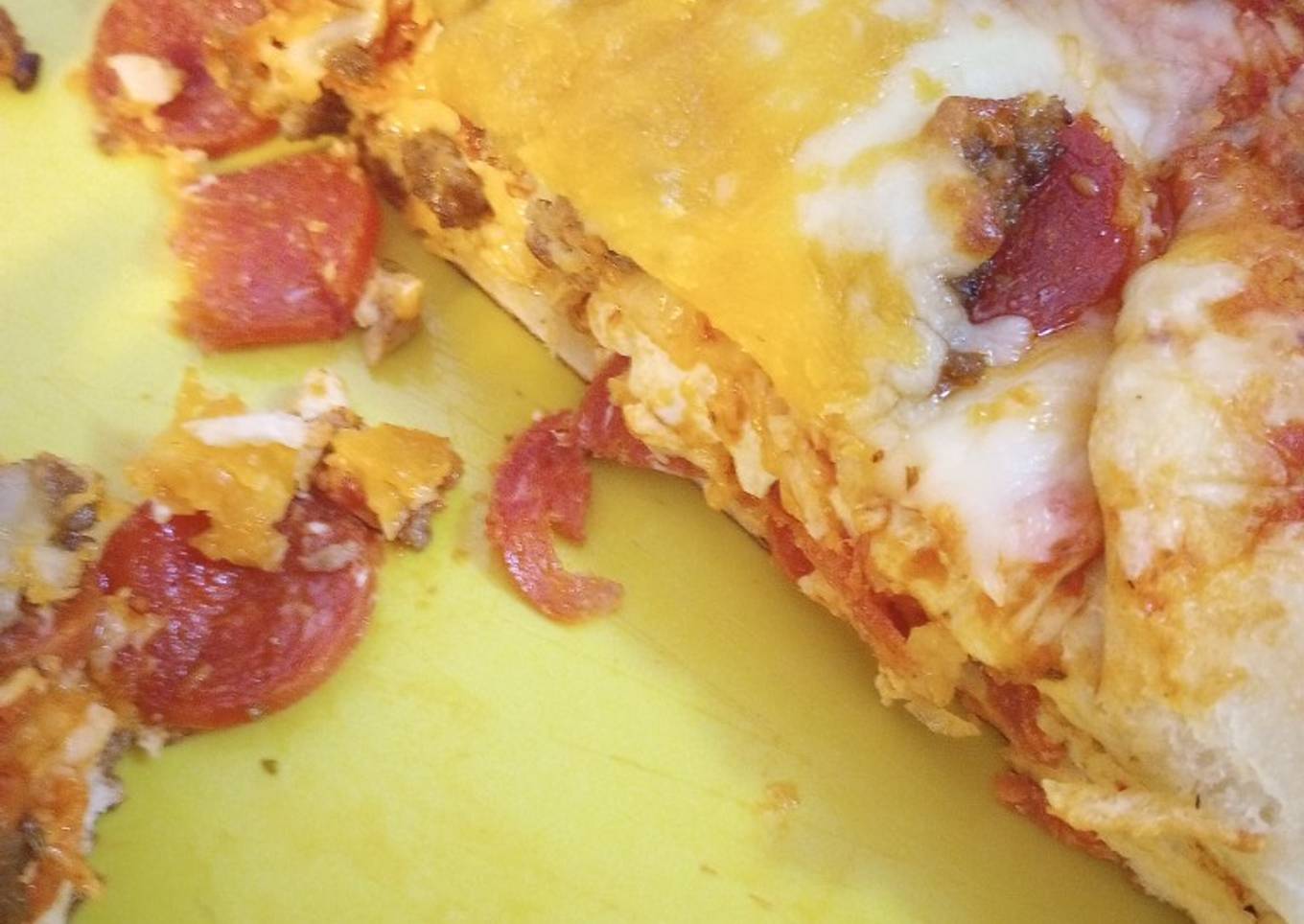 Double Decker Pizza
