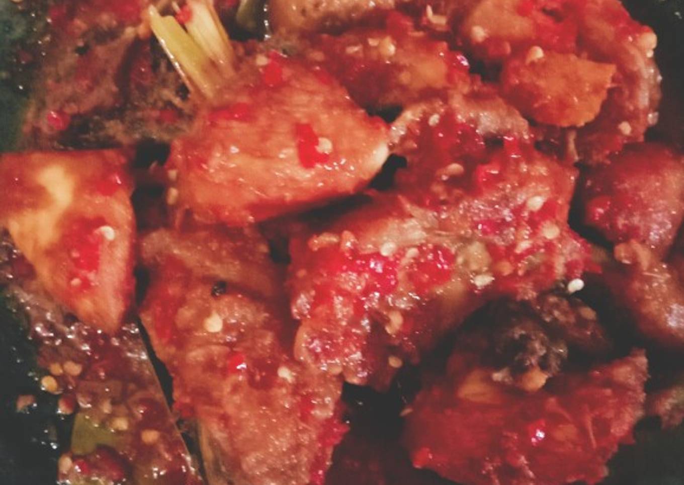 Ayam balado pedas