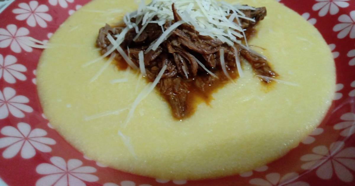 202-Ragu com polenta - carne e vegetariano Receita por Antonio Jambeiro  Angelim Filho - Cookpad