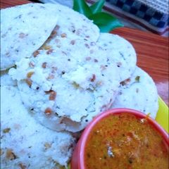 A picture of Baghara idli.