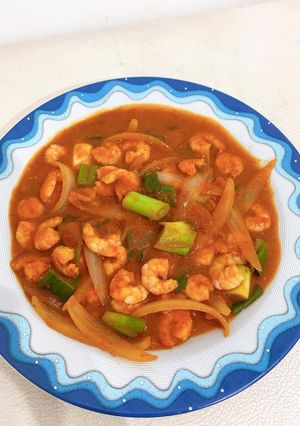 Foto resep Udang saos padang