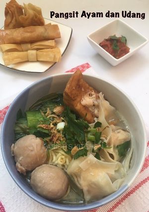 Foto resep Pangsit Ayam dan Udang