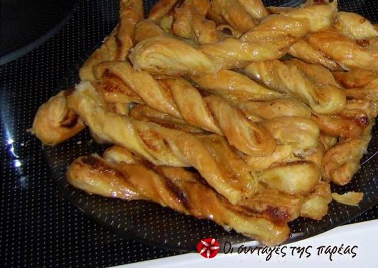 Recipe of Homemade Savory kritsinia with olive paste