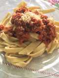Pasta a la bolognesa