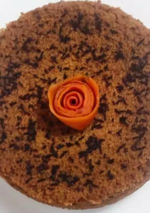 A picture of Papaya vermicelli cake🎂.