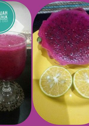Foto resep Jus buah naga and jeruk peras