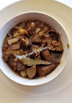A picture of Liver sauce.