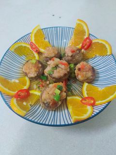 糖醋蝦仁磨菇: 的食譜成品照片