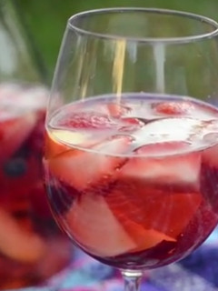 Foto de Sangria de Vinho Rosé