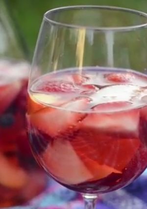Foto de Sangria de Vinho Rosé