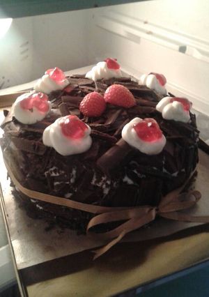 Foto resep Black forest birthday