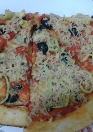 صورة لوصفة عجينة بيتزا 🍕