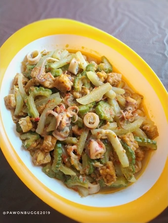 Cara Gampang Menyiapkan Resep  Tumis Pare Labu Siam Cumi Asin Tempe yang Menggugah Selera, Lezat