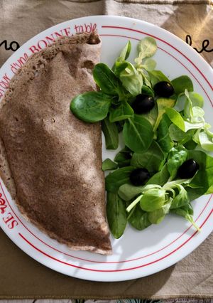 Une photo de Crêpes au sarrasin farine et rapide