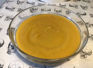 Une photo de Compote abricots rhubarbe