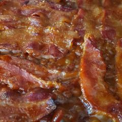 A picture of Crispy baked beans.