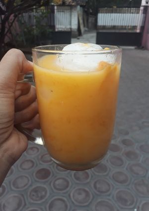 Foto resep Es mangga kocok