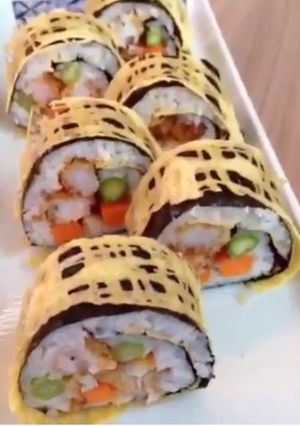 Foto resep Sushi udang