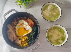 韓式拌飯 的食譜成品照片
