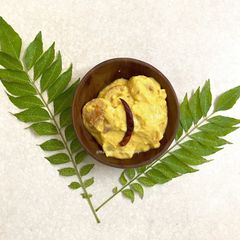 A picture of Besan ki Kadhi.