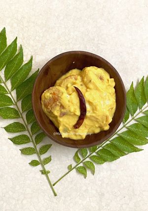 A picture of Besan ki Kadhi.