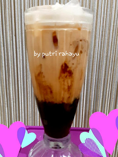 Foto resep Iced thai tea with boba brown sugar