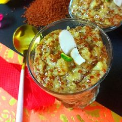 Garden Cress seed (aliv) Halwa A picture of Garden Cress seed (aliv) Halwa.