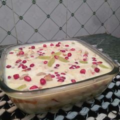 A picture of Fruit jelly custard.