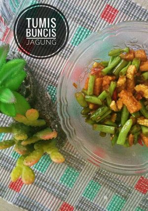Foto resep Tumis Buncis Putren Tempe