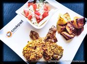 Una foto di pollo light al curry